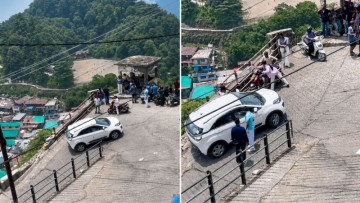 Car gets stuck on steep hairpin bend in Uttarakhand. Viral video sparks debate on India's driving schools
