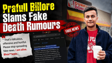 I Am Alive: MBA Chaiwala Founder Prafull Billore Shuts Down Viral Death Rumours With A Blunt Message; Internet Says "Ajeeb Duniya Hai"