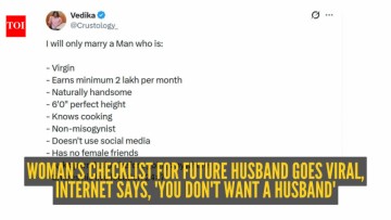 ₹2 lakh salary, no female friends, shares 24x7 live location: Indian woman's future husband checklist goes viral