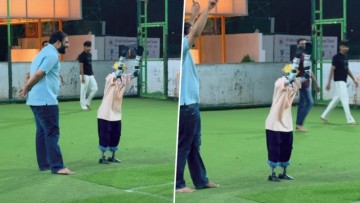 Howzat Robot! Humanoid Turns Umpire During Turf Cricket Match in India (Viral Video)