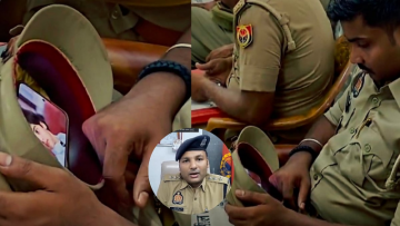 Azamgarh Cop Caught Watching Reels During Samadhan Diwas; Probe Ordered After Video Goes Viral