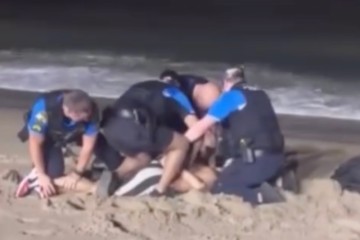 Virginia Beach cop dodges wild karate move while chasing martial arts master in viral video