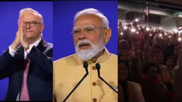 PM Modi's Appeal Creates Magical Moment in Seconds, Australian PM Left Emotional by Diaspora's Gesture