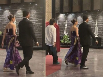 Alia Bhatt Turns Heads in Elegant Purple Saree, Dances Her Heart out at Bestie Akansha Ranjan's Pre-wedding Bash