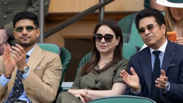 Shubman Gill Spotted with Sachin and Anjali Tendulkar at Wimbledon 2026, Pic Goes Viral