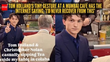 This Mumbaikar was just having tea until Tom Holland smiled and waved at him