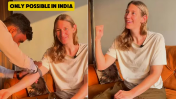 "Only Possible in India": Foreigner Amazed by Free Home Blood Test in Mumbai, Viral Post Sparks Praise