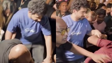 Samay Raina Helps Paparazzo After He Falls Amid Chaos Outside Habitat After India's Got Latent Season 2 Shoot In Mumbai
