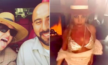 Britney Spears posts video with driver after horrifying car stunt