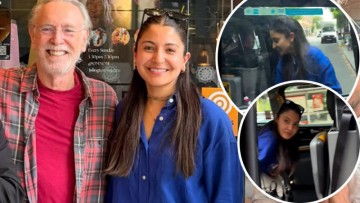 Anushka Sharma catches up with spiritual guru for brunch in London; zooms off in a taxi