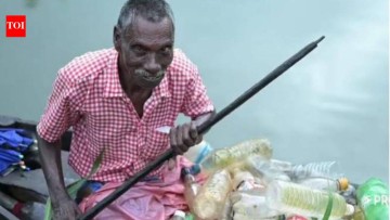 This 69-year-old paralysed man cleaned a river in silence until a young photographer noticed him