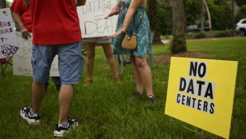 Mississippi protesters rally against data center near elementary school, fearing noise and bills