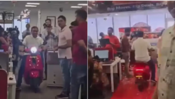 CEO Rides Scooty Inside Office to Celebrate 'Amazing Quarter', Employees Cheer Viral Surprise