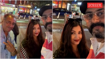 Abhishek Bachchan, Aishwarya Rai's viral New York selfie wins hearts