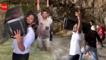 Tourists blast boombox inside Dehradun's Robber's Cave, dance to Haryanvi song 'Lofar'; social media calls it 'hooliganism'