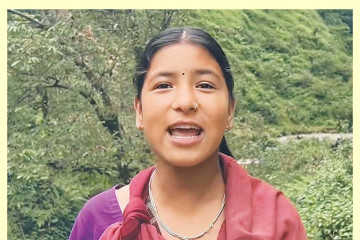 Nepali teen goes viral after asking ex-PM Dahal to fix her village bridge