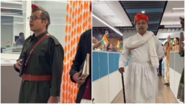 Employees bring Indian history to life at Independence Day office celebration