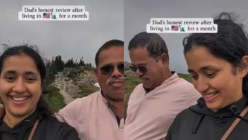 Indian Father Visits US for First Time, His Honest Take Wins Hearts Online