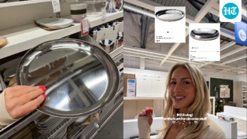 Indian steel thaali becomes "chic chrome plate" in viral Reel and desi internet has thoughts