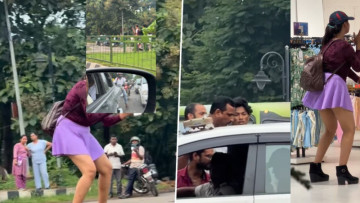 Rourkela Viral Girl Video: Woman's Road Dance Sparks Traffic Chaos