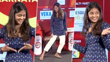 Shreyanka Patil Recreates Her Viral 'Babli Badmaash Hai' Dance Steps Live on Stage