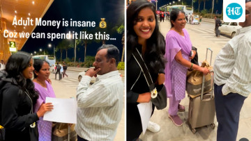 'Adult money can turn your dreams into reality': Woman surprises parents with Malaysia trip