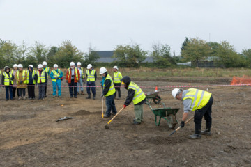 Medieval fort and Bronze Age flint unearthed during drainage project excavations in Co Dublin