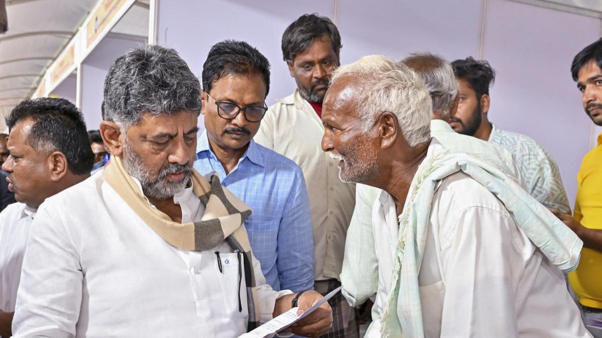 Karnataka CM D K Shivakumar launches Prajaseva Abhiyana