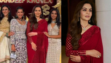 Nita Ambani, Isha Ambani, Shloka Mehta and Radhika Merchant stun at Abu Jani- Sandeep Khosla event