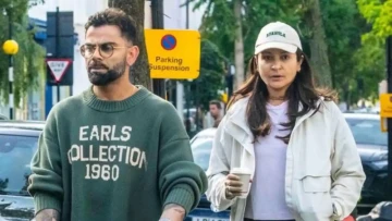 Anushka Sharma and Virat Kohli enjoy a quiet London stroll, actress spotted sipping coffee beside hubby