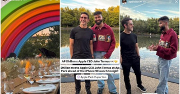 AP Dhillon meets Apple CEO John Ternus at Apple Park ahead of iPhone 18 Pro, Pro Max and foldable iPhone launch