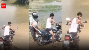 This 'Bihari guy' charges ₹100 for a river crossing; social media claims he earns ₹90,000 a month; "No AI can replace him