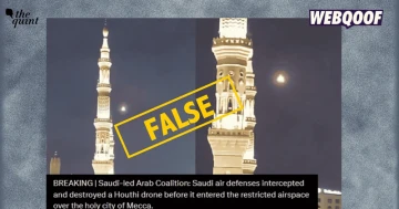 Old Video Shared as Recent Visuals of Houthi Drone Intercepted Over Mecca