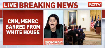 Trump bans CNN, MS NOW and Politico from White House
