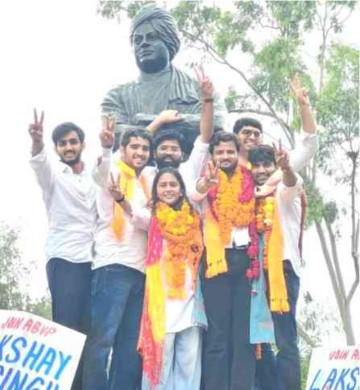 ABVP Keeps Its DUSU Stronghold as BJP Claims Gen Z Backing