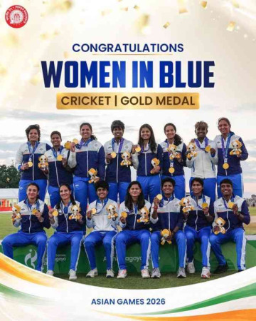India’s First Asian Games Gold Comes With a 147-Run Statement