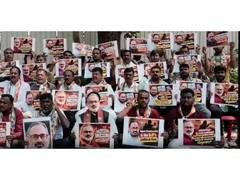 Bengaluru Congress Workers Protest Over Rahul Gandhi-SIR Row