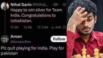 Nihal Sarin Had a Three-Word Reply for a Pakistan Troll