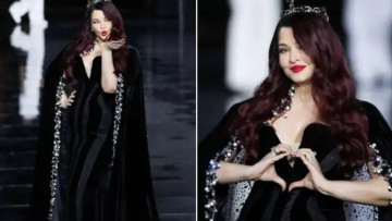 Aishwarya Rai Walks Into Paris Like Royalty In A Crystal Covered Cape
