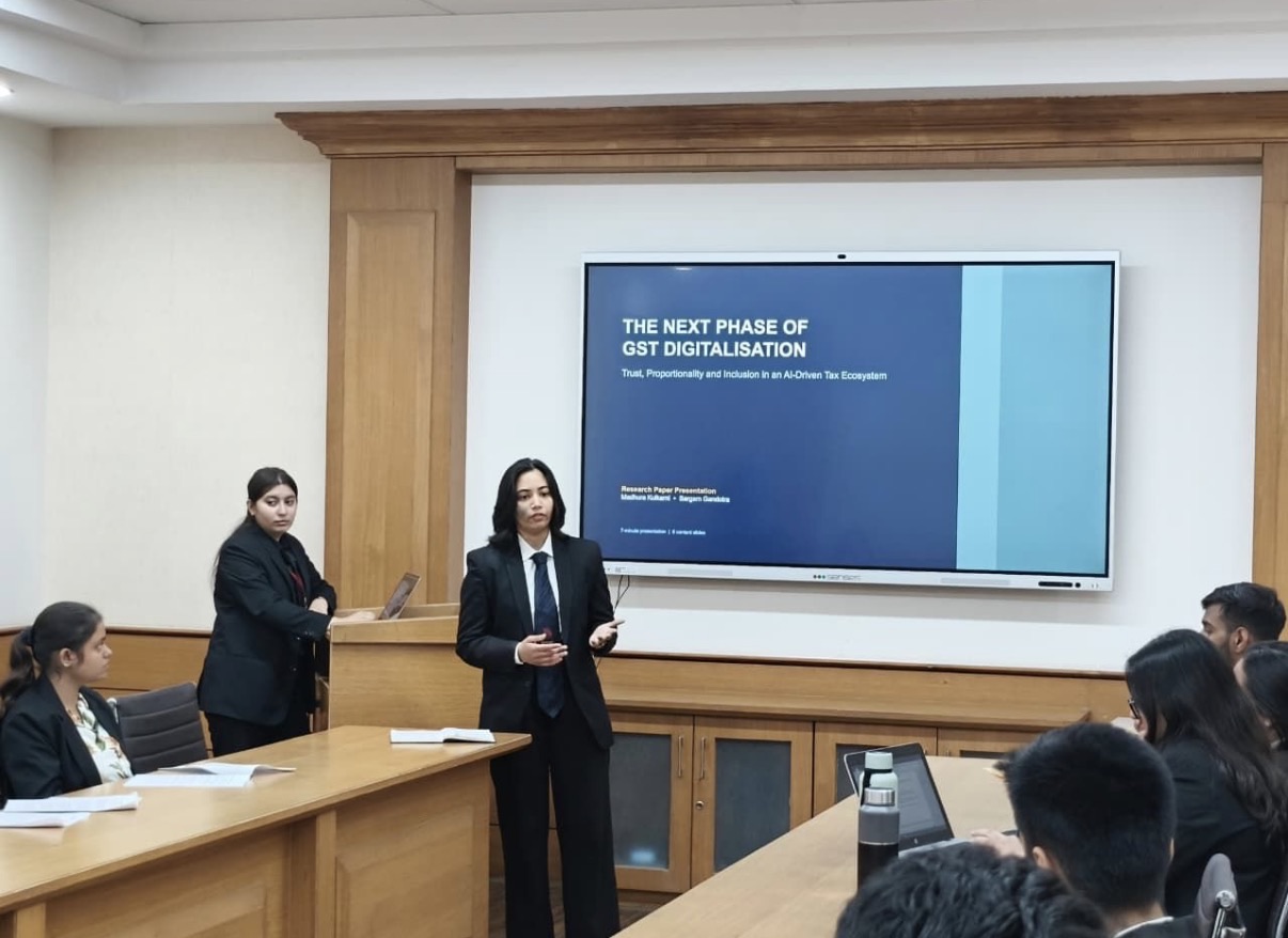 Symbiosis Law Student Madhura Kulkarni Explores AI’s Role in the Next Phase of GST Digitalisation