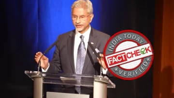Fact Check: Video of Jaishankar talking about Trump's fondness for Pakistan is a deepfake