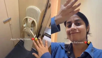 Indian creator impressed by Japan's bathrooms says "Aadat nahin hai"