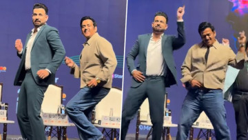 FICCI FRAMES 2026: Ravi Kishan Teaches His Viral 'Gucci' Dance to Irfan Pathan in Viral Video