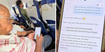 Old-School Manners Meet AI: 77 Year-Old Indian Grandpa Goes Viral Calling ChatGPT ‘Sir’ While Planning Business