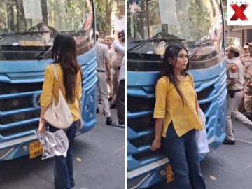 Girl's Bus-Stop Pose During Delhi Protest Goes Viral, Trolls Ask Her To 'Book Tickets For Didi's Bigg Boss Show'