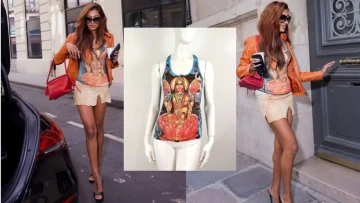 KATSEYE's Lara Raj is Lakshmi-Maxxing in Archival Roberto Cavalli for Paris Fashion Week 2026