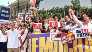‘Gyanesh, It’s Done, Bro’: Rahul Gandhi Leads INDIA Bloc March to ECI