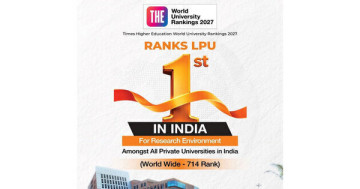 LPU Moves Up to 4th in India as Global University Ranking Improves