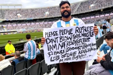 15,000km, 32 hours: Kerala fan makes it to Messi's farewell in Argentina