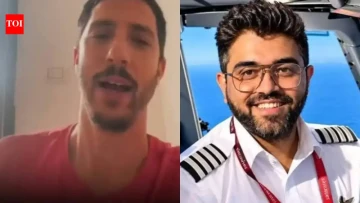 Israeli singer Ben Raivitz shows his gratitude to Captain Smit Machchhar; sings Hanuman Chalisa for the Flydubai 'hero'